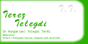 terez telegdi business card